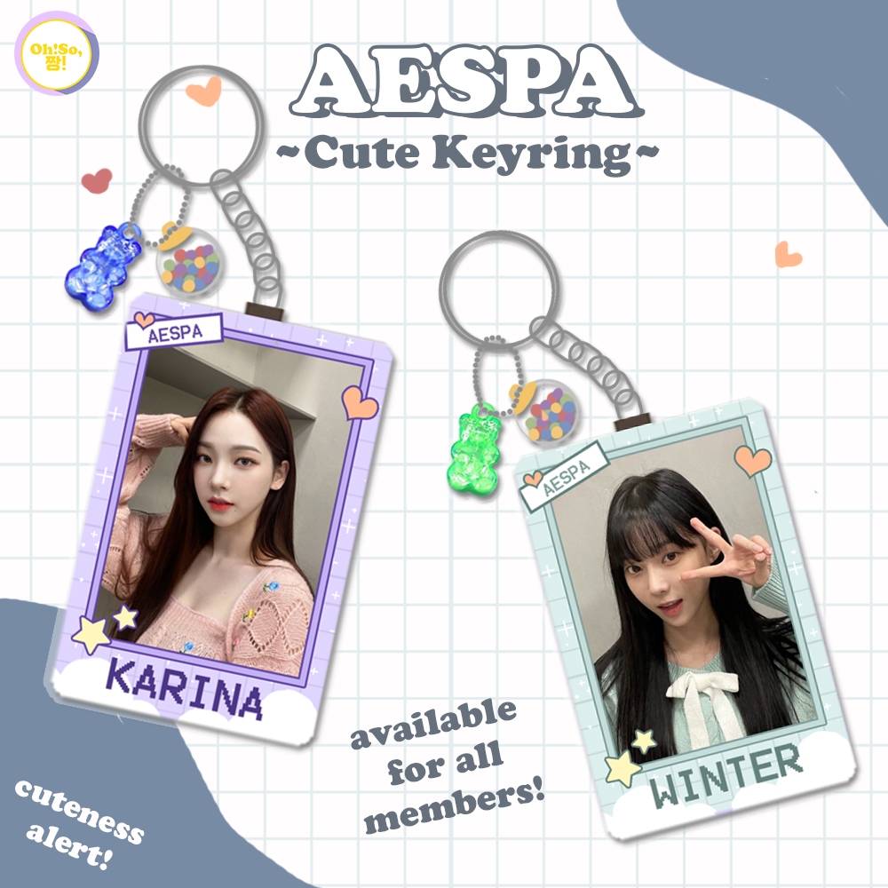 Jual AESPA KEYRING KEYCHAIN GANCI GANTUNGAN ACRYLIC KUNCI VOL.2 NEXT ...