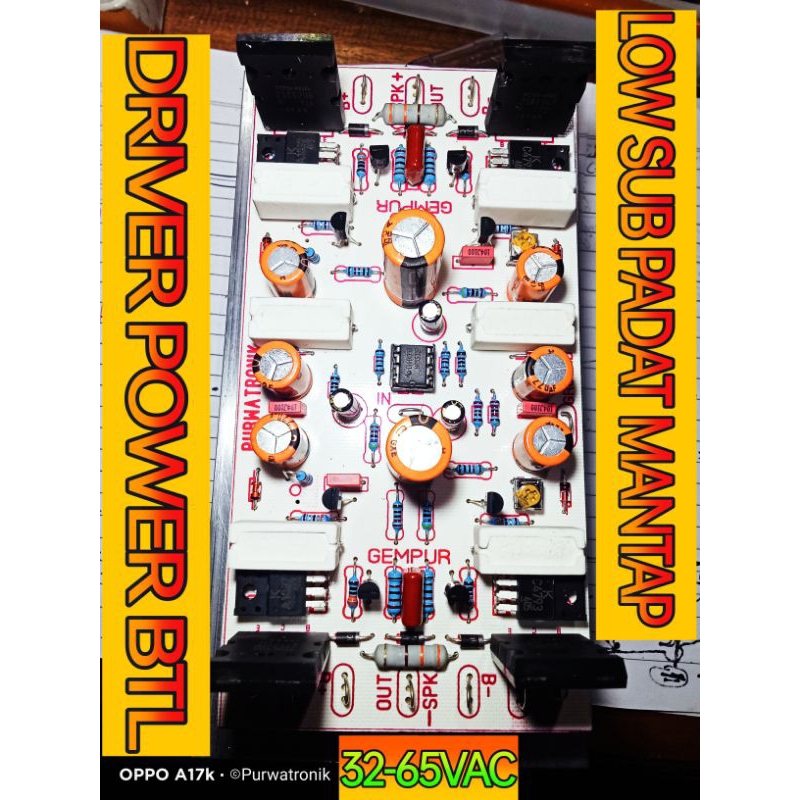 Jual DRIVER POWER GEMPUR BTL LOW SUB PADAT jOSS (32/65VAC) | Shopee ...