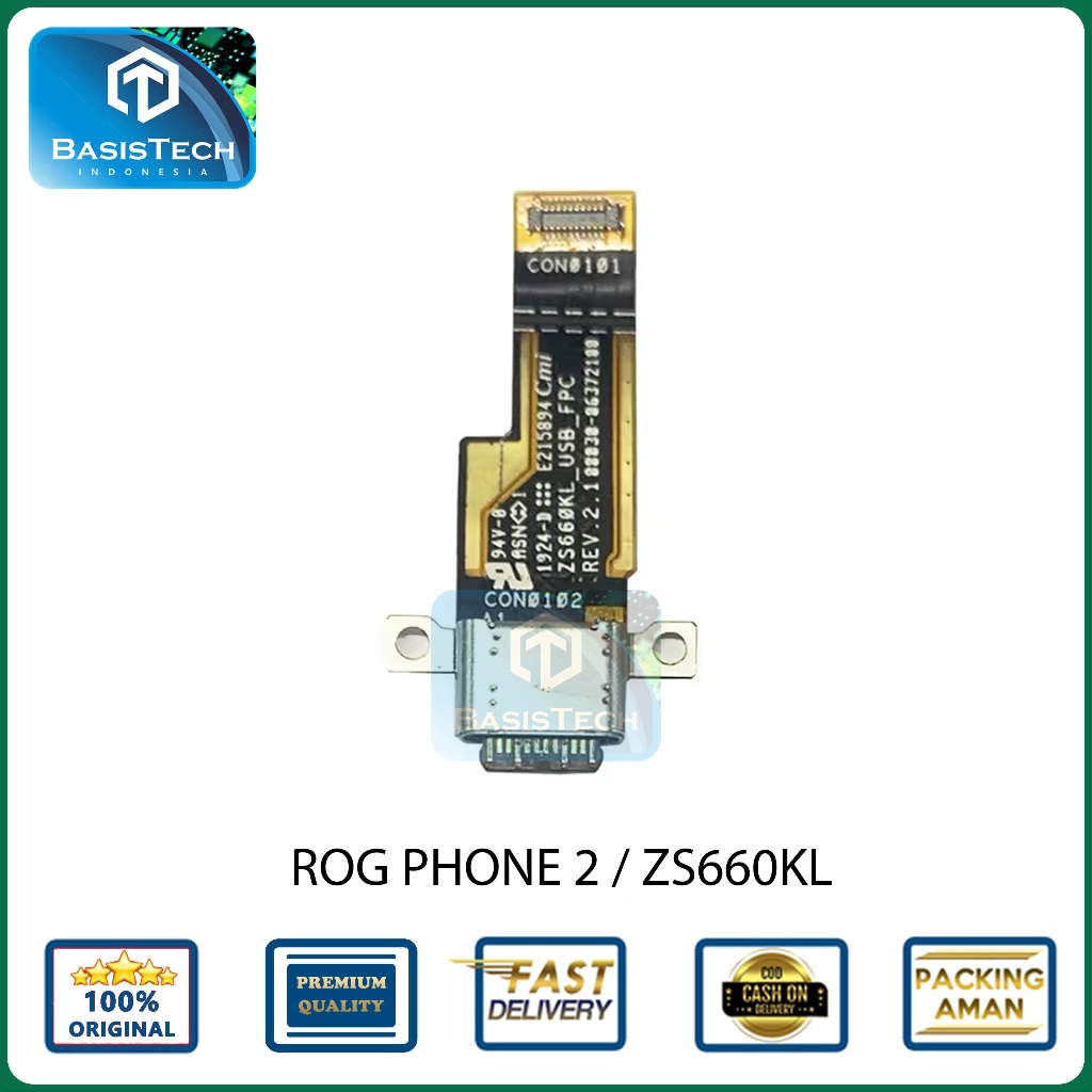 Jual FLEXIBLE KONEKTOR PAPAN CAS ASUS ROG PHONE 2 - ZS660KL ORIGINAL ...