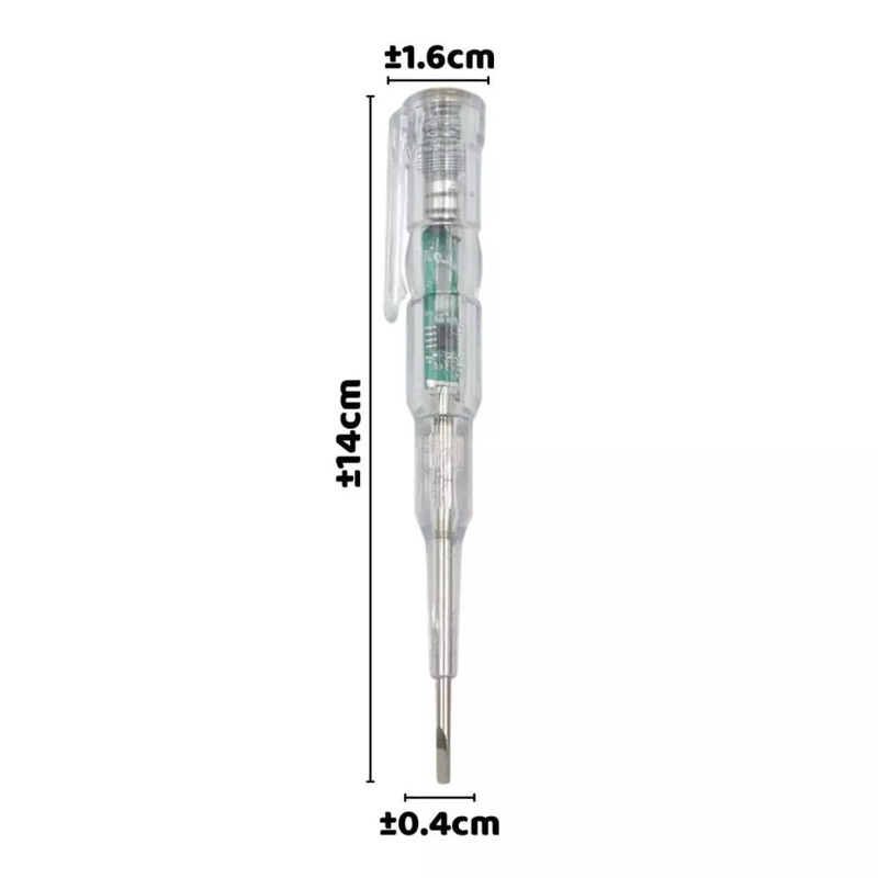 Jual Obeng Taspen Listrik Test Sensor Detector Lampu LED Hijau Merah ...