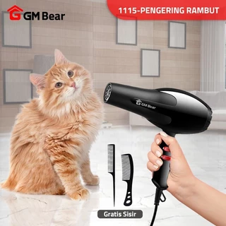 GM Bear Pet Blower 1115 - Alat Pengering Bulu Rambut Hewan Hair Dryer Grooming Kucing Anjing