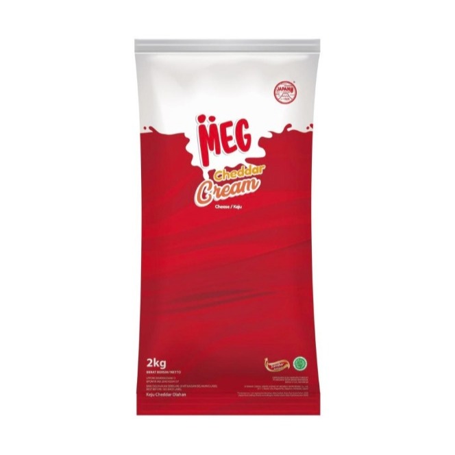 Jual Meg Cheddar Cream Cheese 2kg | Shopee Indonesia
