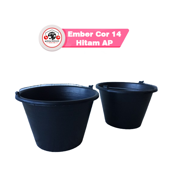 Jual Ember Cor 14 Hitam AP (COR-14HTAP) | Shopee Indonesia
