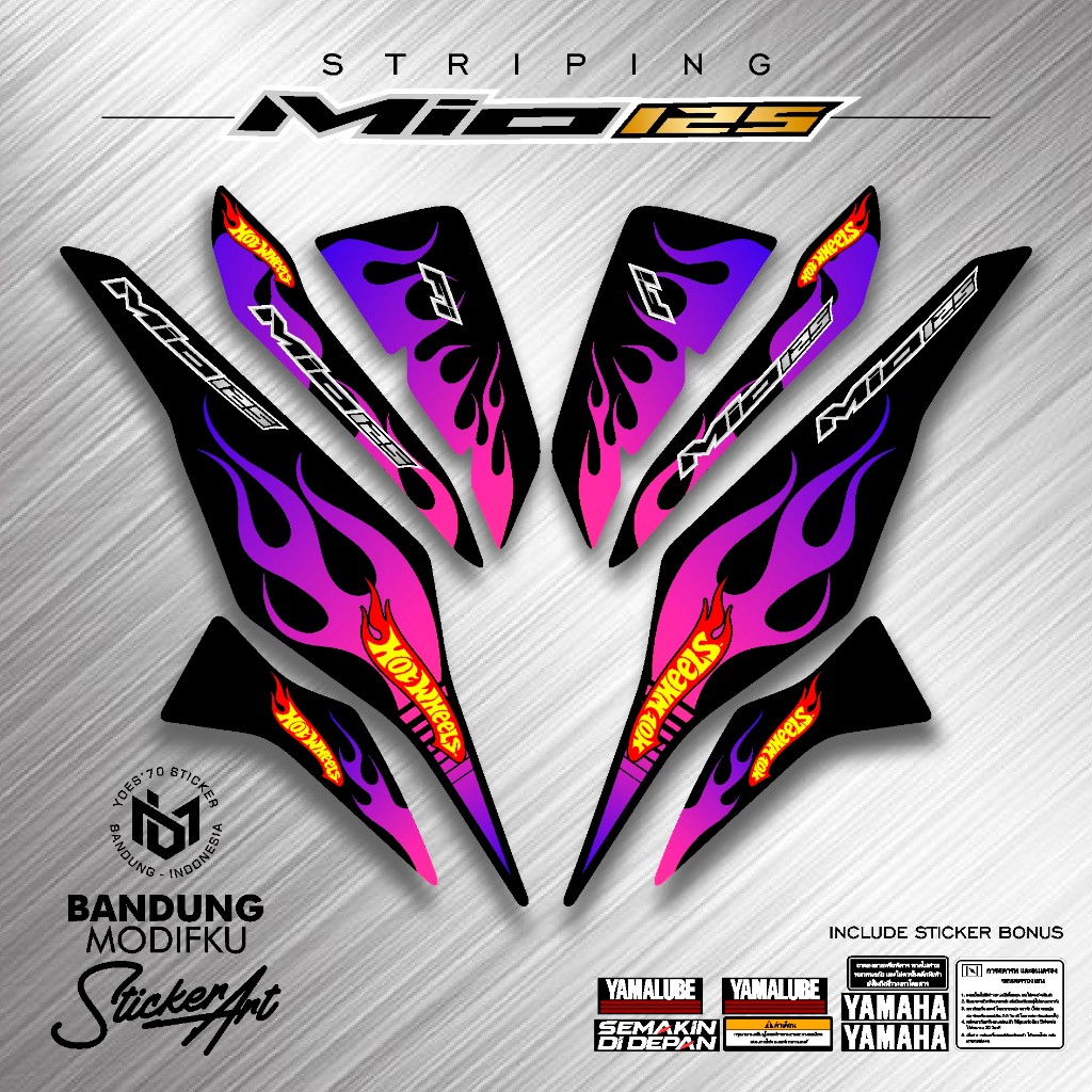 Jual STICKER STRIPING MIO M3 / MODEL 72 / MIO Z / MIO 125 / KEREN ...