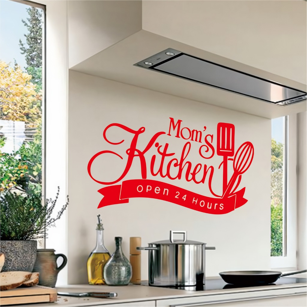 Jual PROMO WALL STICKER QUOTE MOTIVASI MOM'S KITCHEN BISA CUSTOME NAMA ...