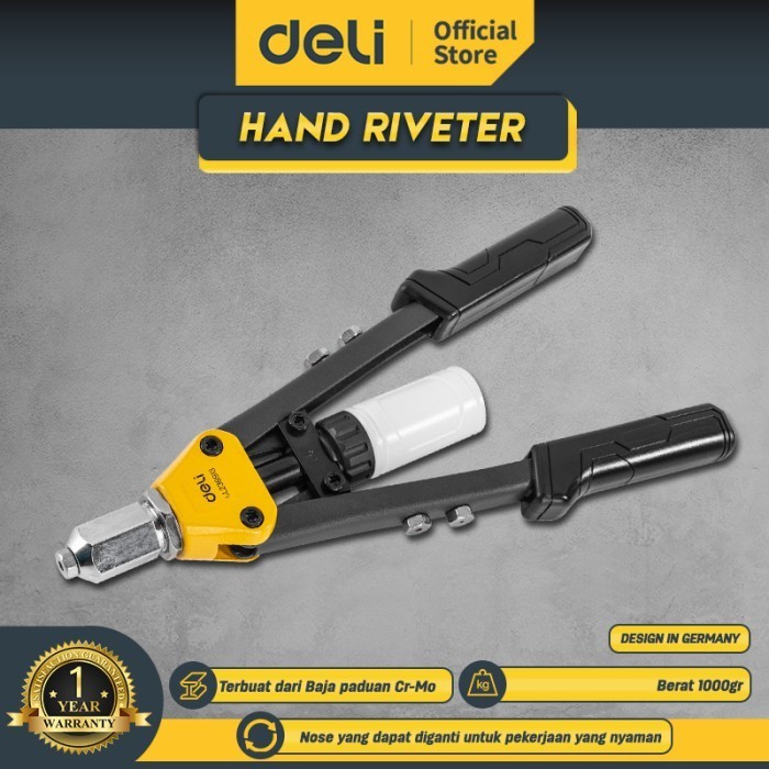 Jual Deli Riveter / Tang Rivet Tembakan Paku 13 Inch 330 Mm EDL236913 ...