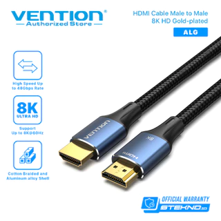 Vention Kabel HDMI 2.1 Male to Male Braided 8K 4k 2K 1080P 144hz Premium Quality
