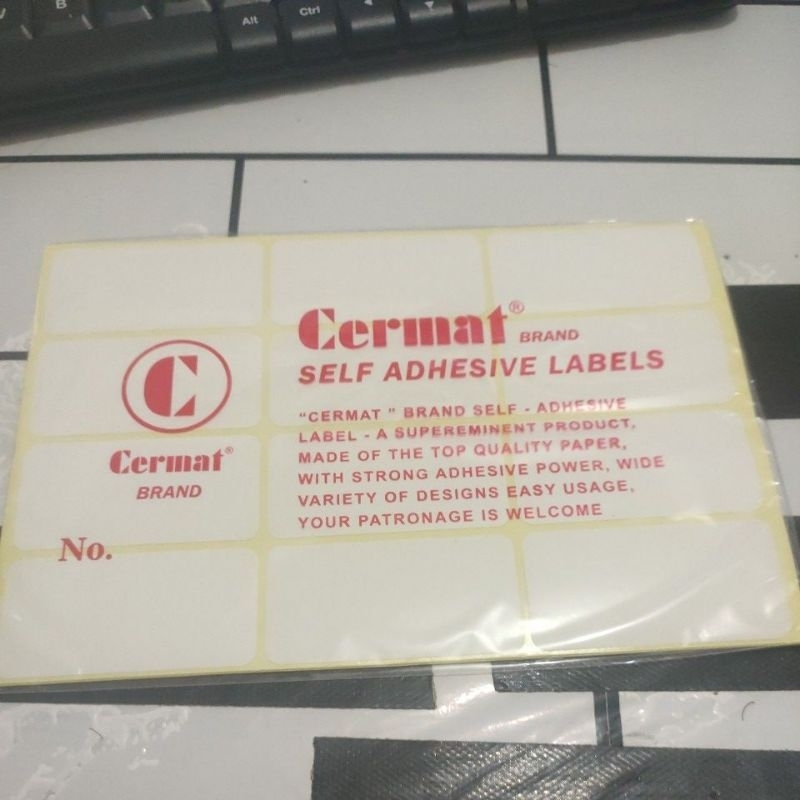 Jual kertas label merk/label nama undangan ukuran kecil,sedang,besar ...