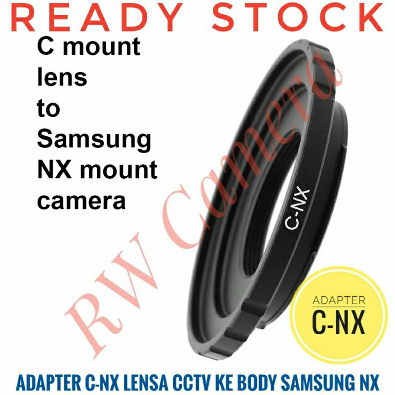 Jual Adapter C-NX Lensa CCTV Fujian C-Mount to Samsung NX Lensa CCTV ...