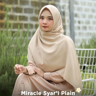 Hijab Segi Empat Voal Premium Syari / Jilbab Paris premium Syar'i Polos Laser Cut ukuran 130x 130 / Kerudung Jumbo Syari