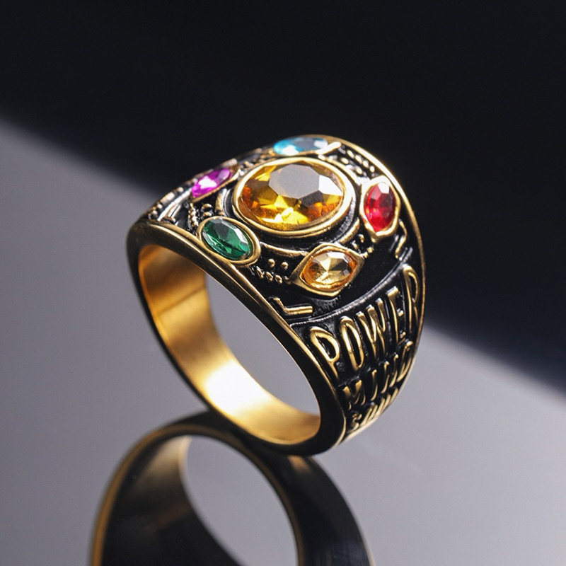 Jual Cincin Thanos Infinity Ring Gemstone Premium High Quality Real ...