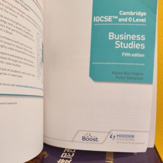 Jual Cambridge IGCSE and O Level • Business Studies Fifth edition by ...