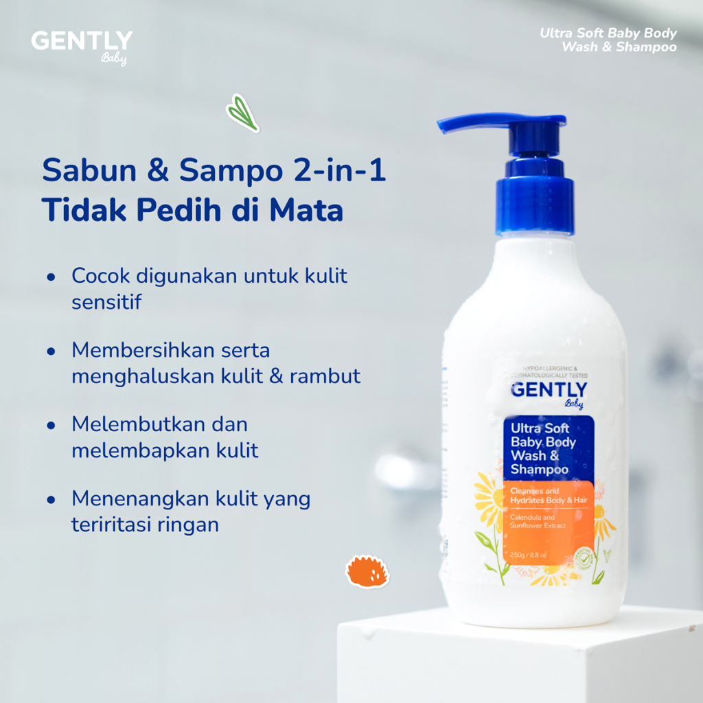 Jual GENTLY Baby Calm Bath Kit | Paket Calming Baby Cream 50 g Krim ...