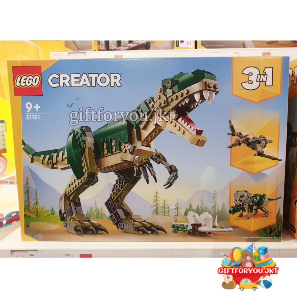 Jual Lego Creator 31151 TRex 3in1 Age 9+ Original Mainan Balok ...
