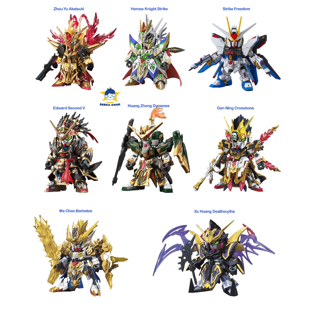 thumbnail image 2 of Bandai SD Sangoku Soketsuden Ma Chao Gundam Barbatos - Super Deformed Model Kit #10 2 of 13