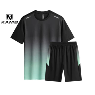 KAMB setelan baju joging olahraga pria/celana badminton pria