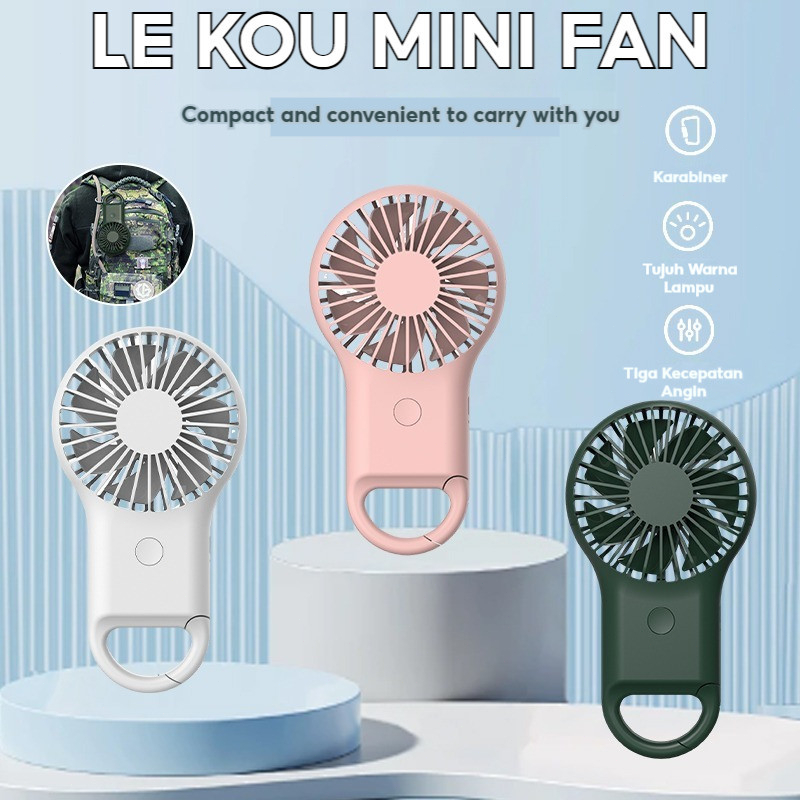 Jual Kipas Angin Mini Portabel Recharge USB / The Roku Mini Fan Untuk ...