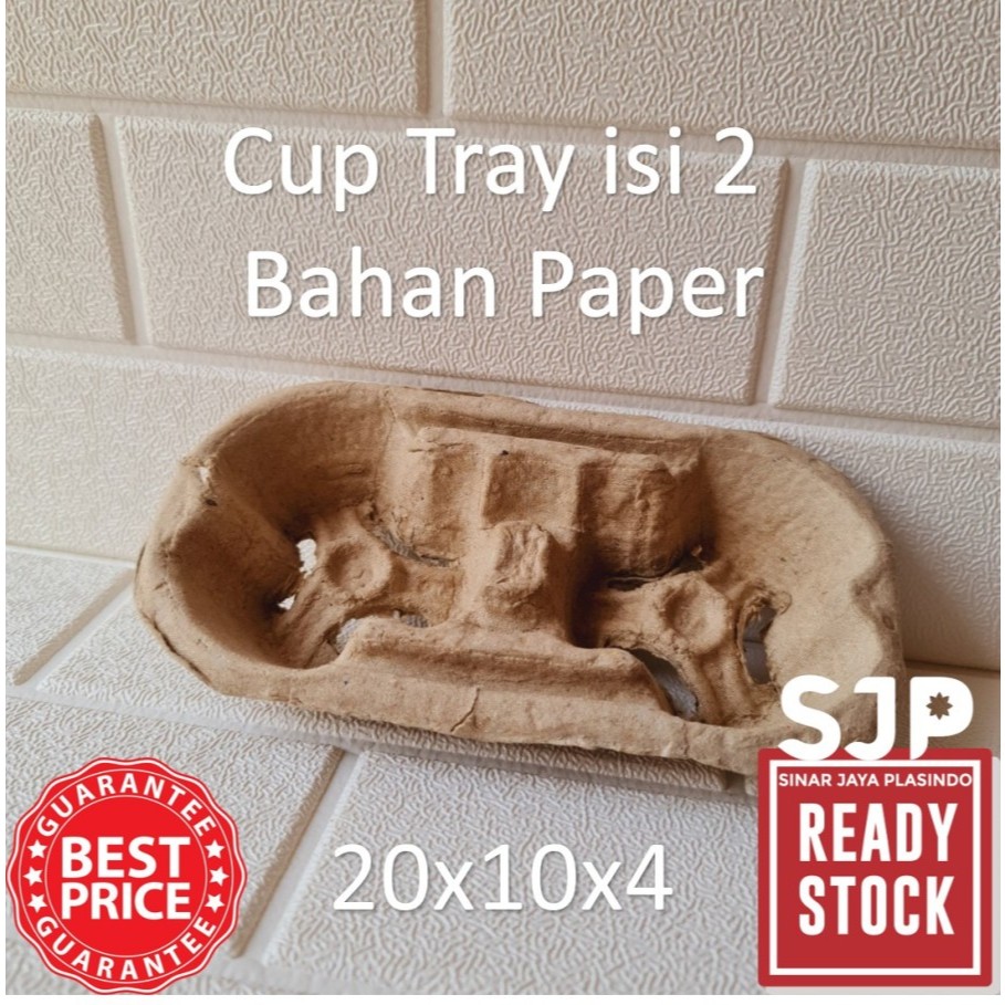 Jual 2 Cup Holder Paper Tray | Tatakan Minuman | Nampan Kertass ...