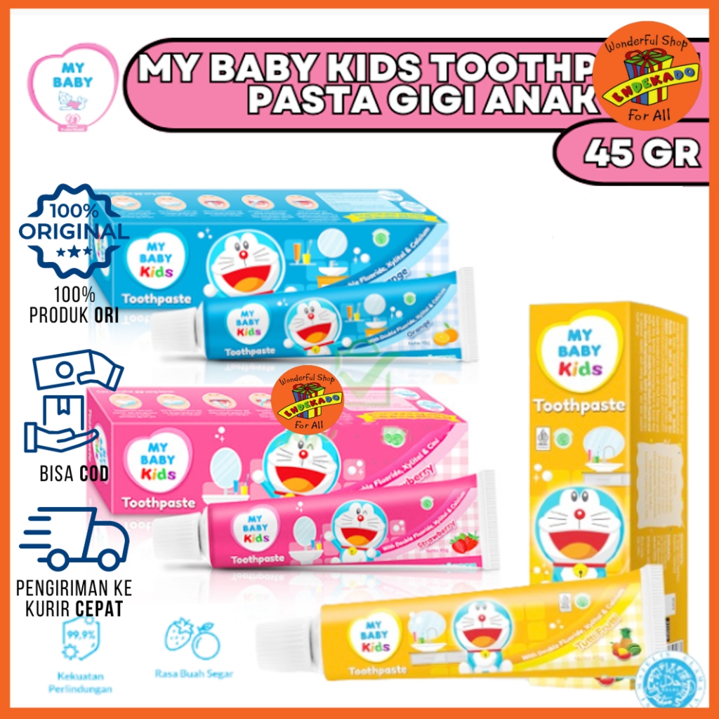 Jual MY BABY KIDS Toothpaste - Pasta Gigi Anak 45 Gram Makassar