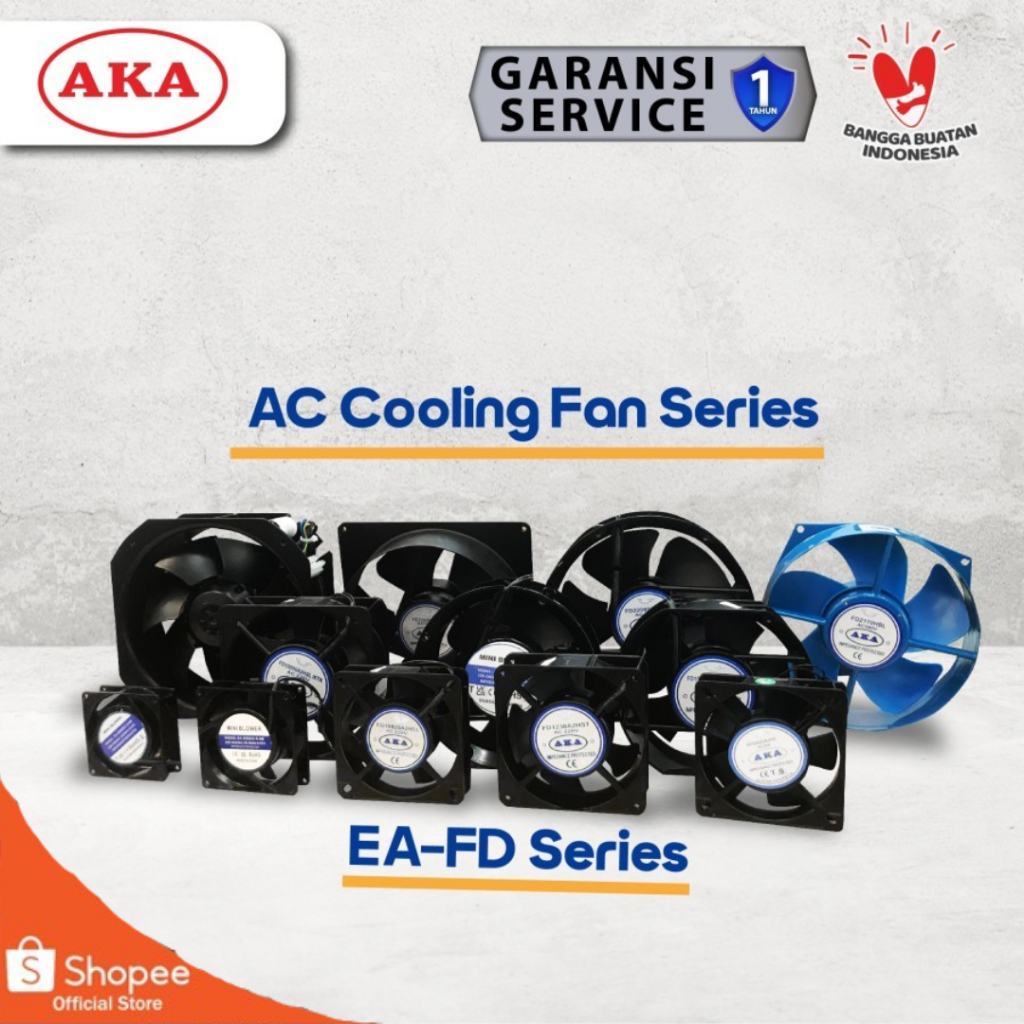 Jual AKA AC Cooling Single Fan Wallmount Rack - Accessories Kipas Rack ...