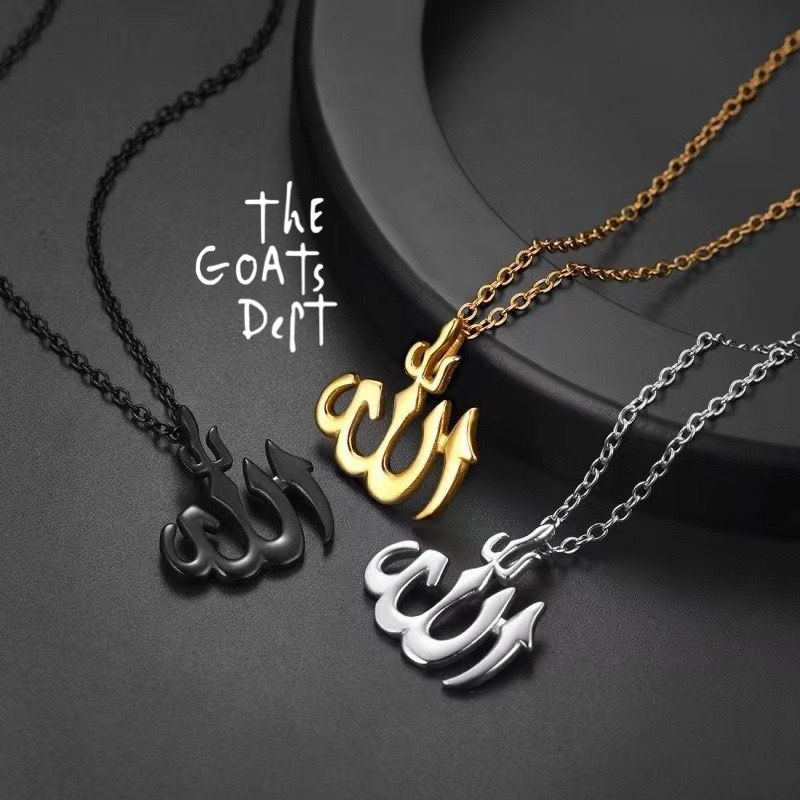 Jual The Goats Dept - Allah Necklace Titanium Original / tgd902 kalung ...