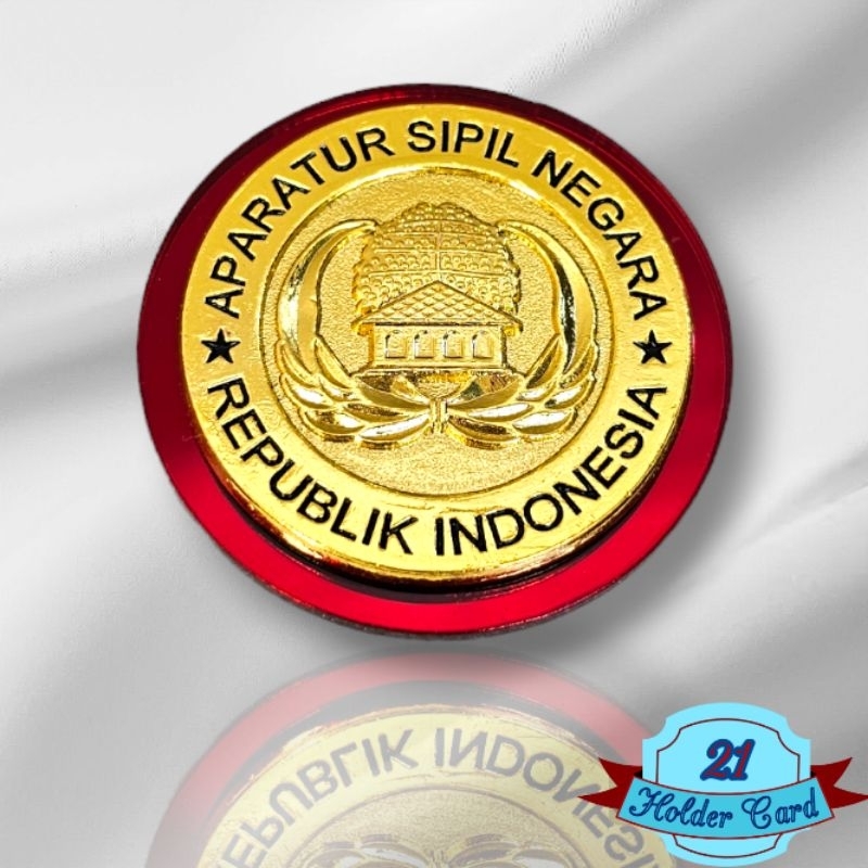 Jual Pin Korpri ASN Bulat Akrilik Premium | Shopee Indonesia