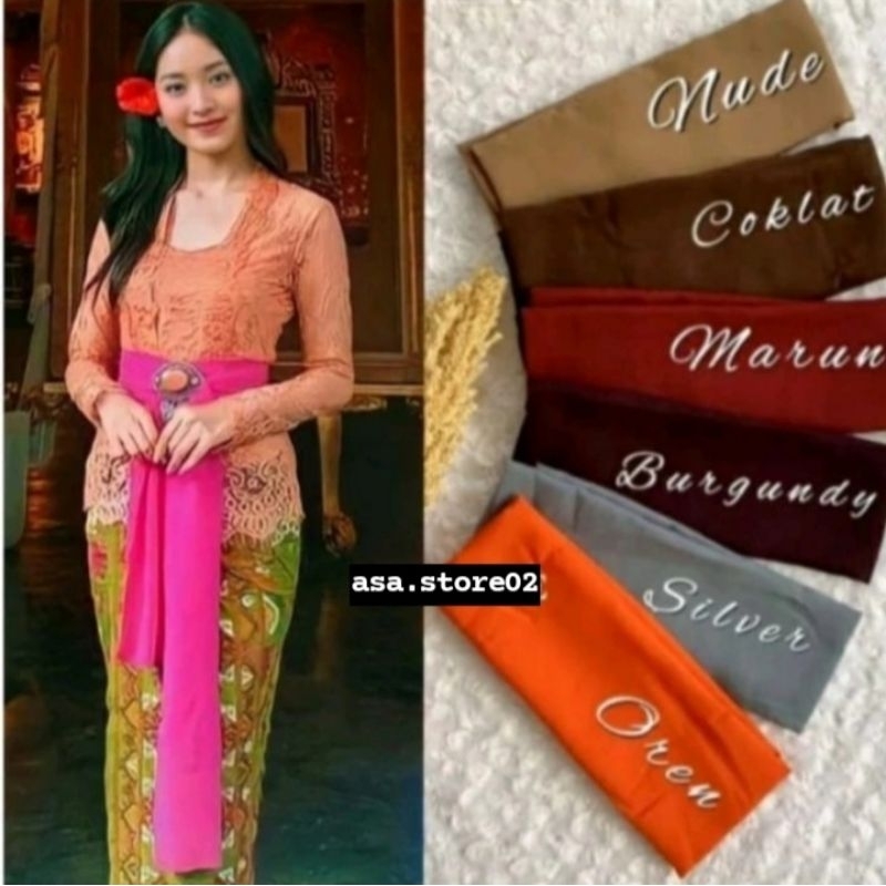 Jual Obi SELENDANG Kebaya Selendang Wisuda Tanpa Bros Obi Belt ...