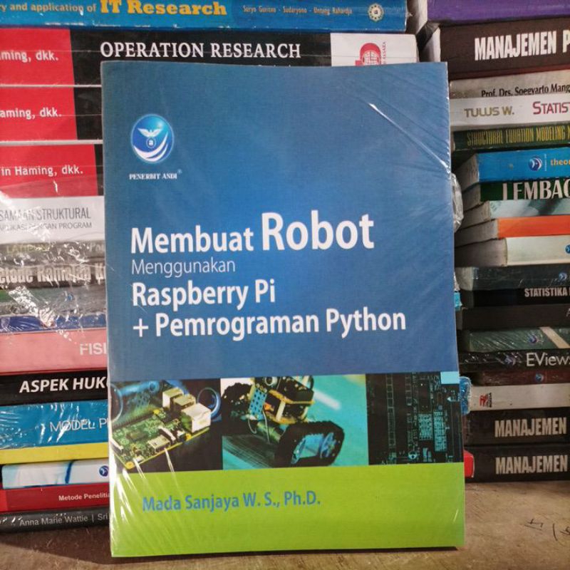 Jual Buku Membuat robot menggunakan respberry pi + pemograman python ...