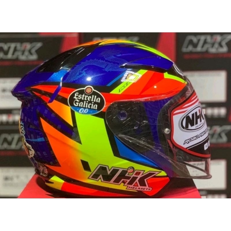 Jual NHK R1 RYUSEI YAMANAKA #2 ORIGINAL | DOUBLE VISOR | HELM HALF FACE ...