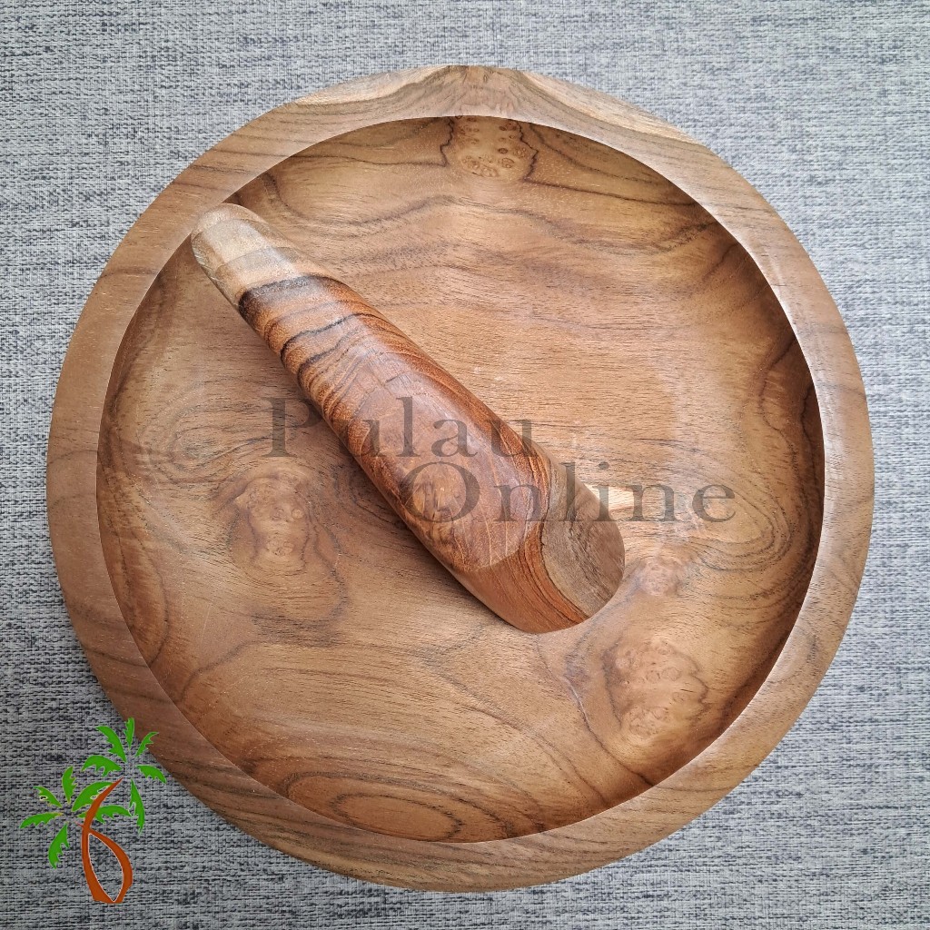 Jual Cobek 30cm dan 27cm - Pulau online | Shopee Indonesia