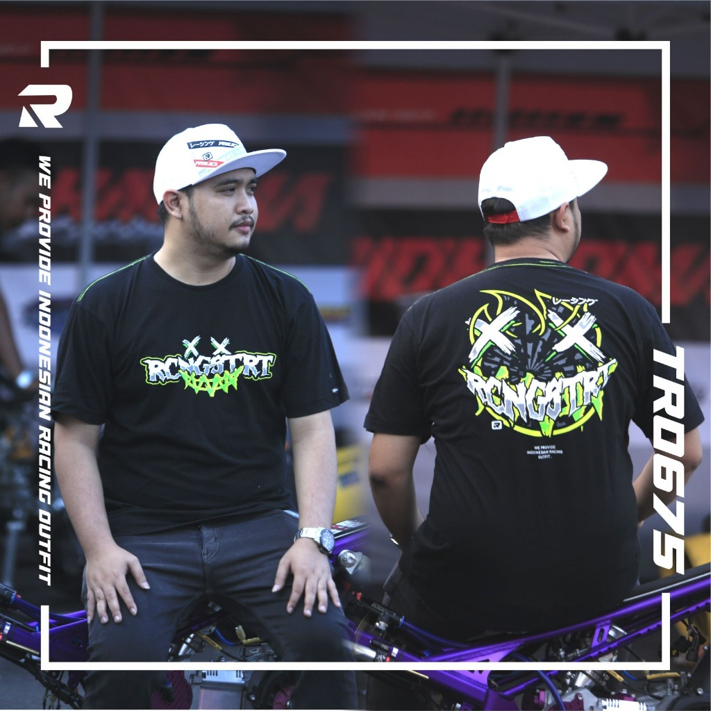 Jual RACINGSTART T-Shirt Kaos Pria Wanita Lengan Pendek Sablon Katun TR ...