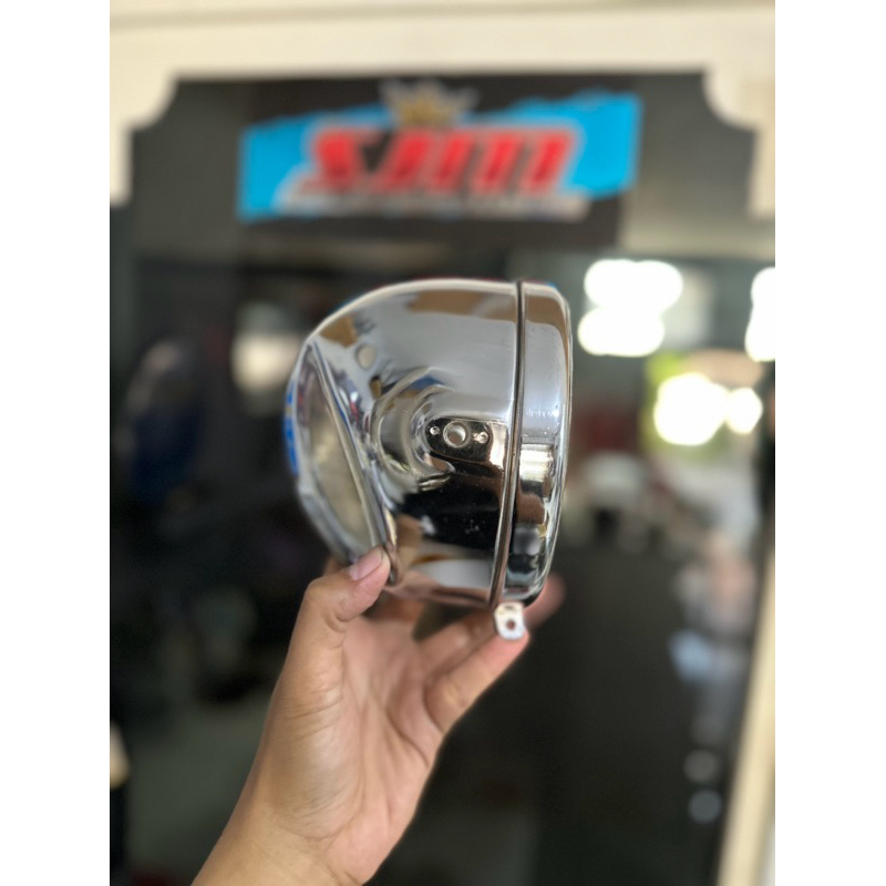 Jual Batok CB 125 Krom 5’75 inc Bahan BiLED Besi Press Tebal | Shopee ...