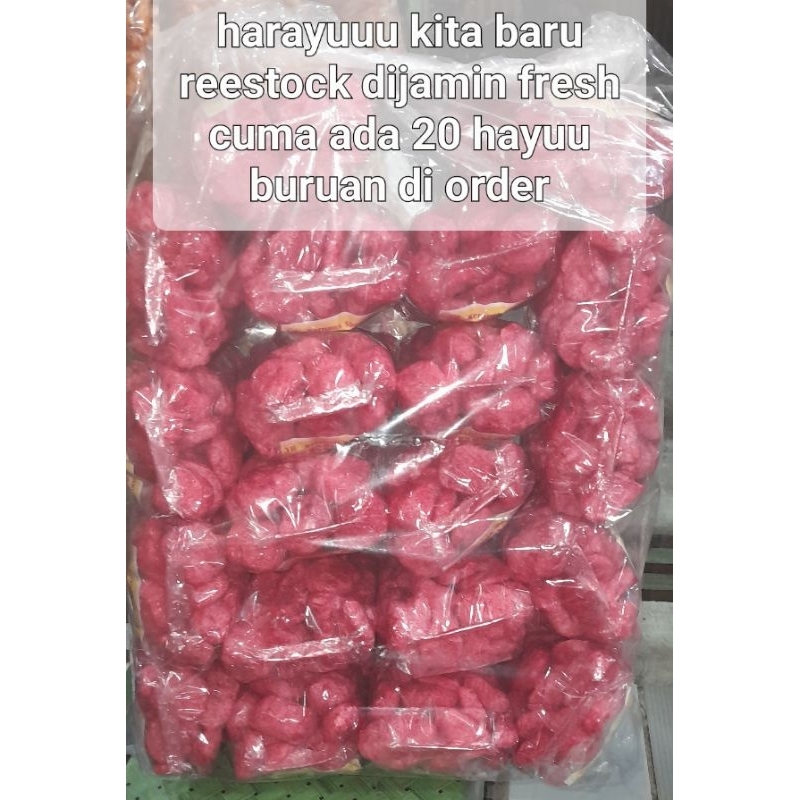 Jual BELI 3 kerupuk gebray viral | Kerupuk merah | kerupuk khas bandung ...