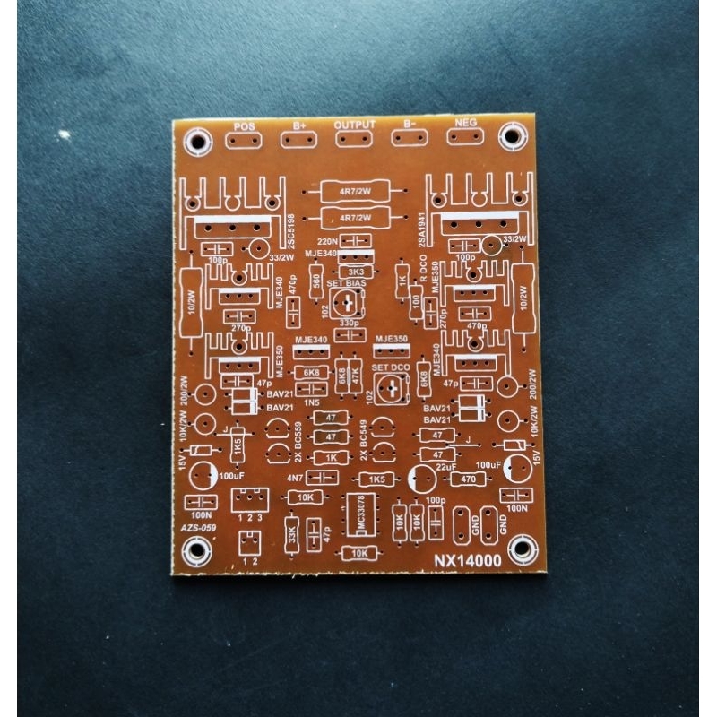 Jual PCB Power Amplifier Builtup NX14000 NX 14000 Desain By Habib