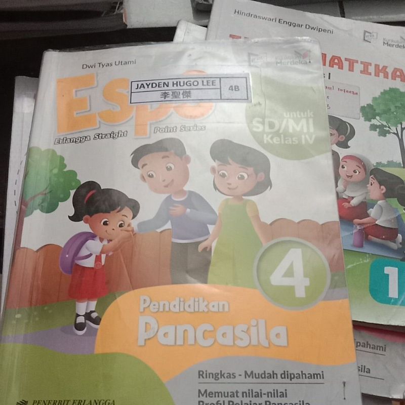 Jual Buku Esps pendidikan pancasila 4 SD Kurikulum merdeka | Shopee ...