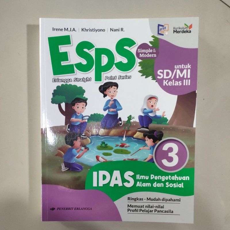 Jual BUKU ESPS IPAS ILMU PENGETAHUAN ALAM DAN SOSIAL SD MI KELAS 3 ...