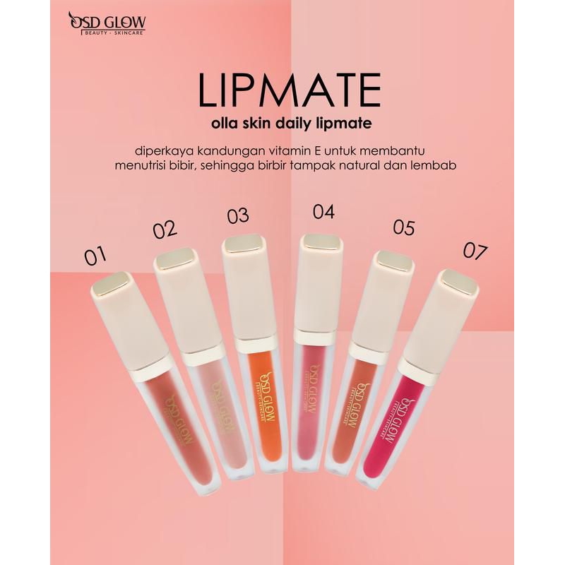 Jual lIPMATE OSD GLOW OLLA SKIN DAILY | Shopee Indonesia