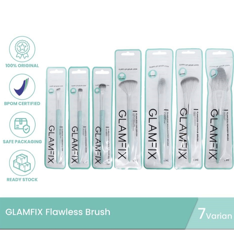 Jual Glamfix Flawless Series Brush | Shopee Indonesia
