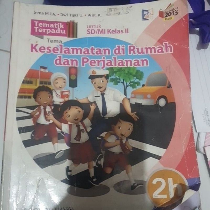 Jual Buku Tematik Terpadu untuk SD Kelas 2 tema 2h | Shopee Indonesia