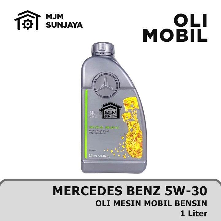 1 Litre Genuine Mercedes-Benz 5W-30 Fully Synthetic Engine Oil - MB 229.52 Spec-510453