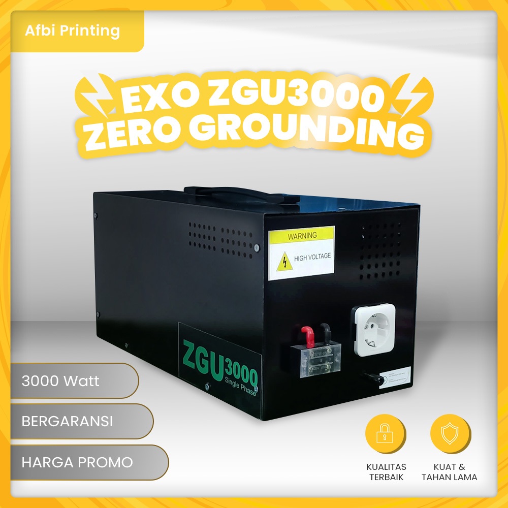 Jual EXO ZGU3000 WATT Zero Grounding 3k Tegangan Listrik 3KVA Afbi ...