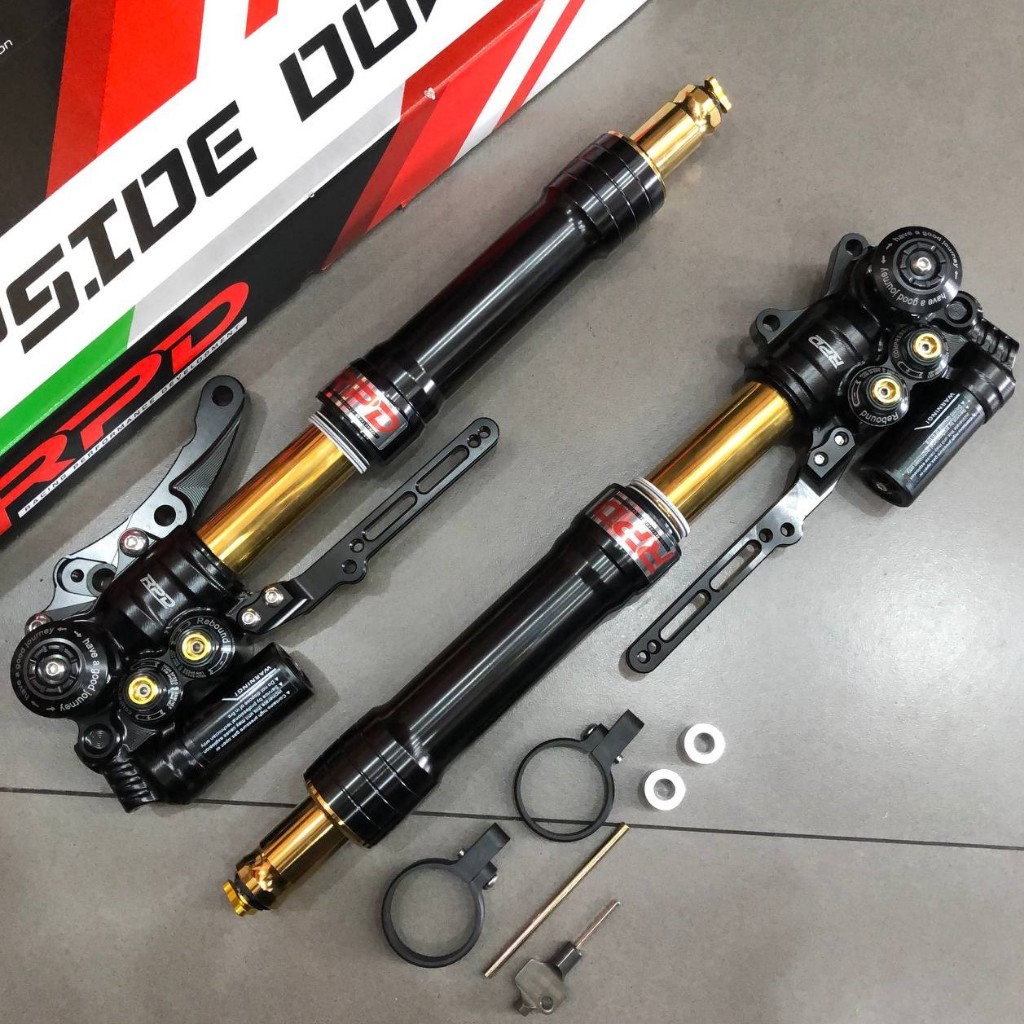 Jual Shockbreaker Shock Skok Depan USD Upside Down RPD Axial 432mm for ...