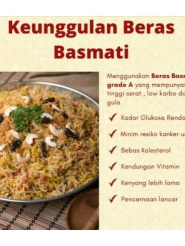 Jual Premium Basmati Rice Beras Basmati Premium Extra Long XXL Beras ...