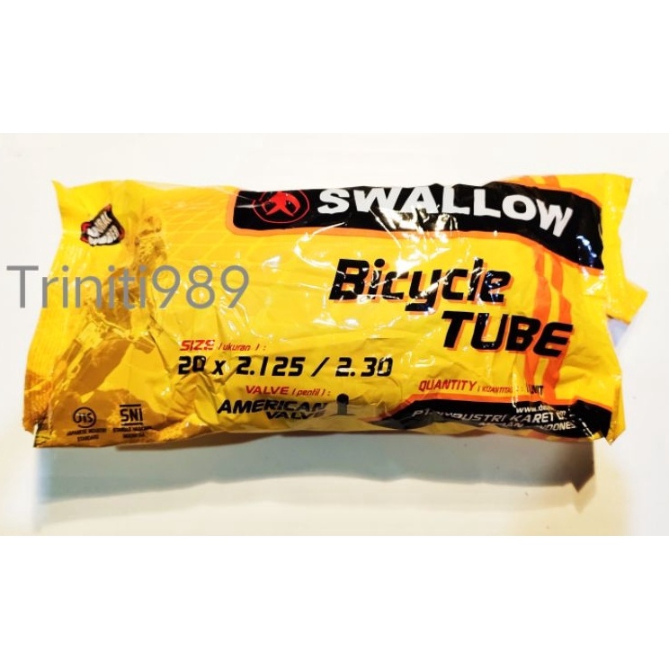 Jual Harga Minggu Ini Ban dalam sepeda 2 x 212523 Swallow | Shopee ...