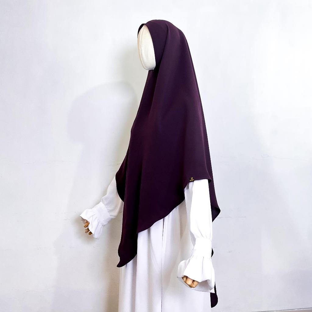 Tsurayya Khimar Jema Nonped Bahan Mazen Anti UV By Sultan Free Cadar Tali