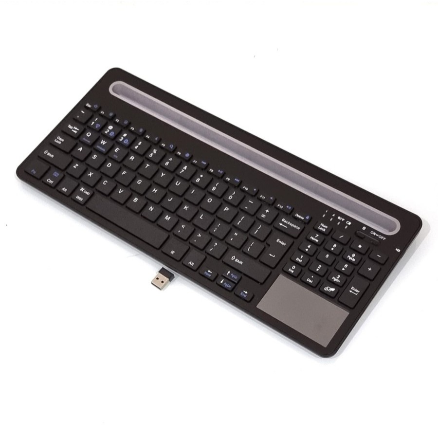 Jual Keyboard Wireless Bluetooth Smartphone Stand For iPhone iPad ...