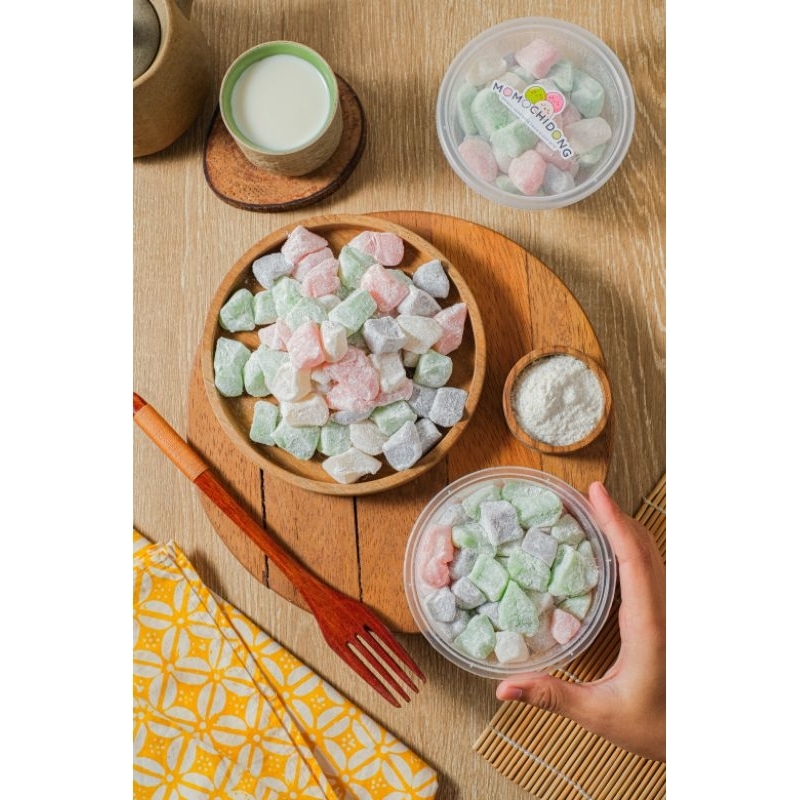 Jual Mochi Polos Rasa Buah | Mochi Topping Yogurt | Mochi Salju 4 Rasa ...