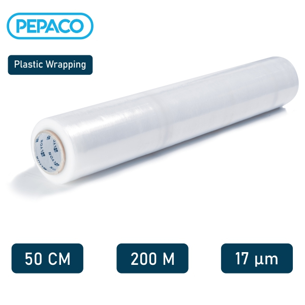 Jual Plastic Wrapping Clear 17 Micron x 200 M x 50 CM | Shopee Indonesia