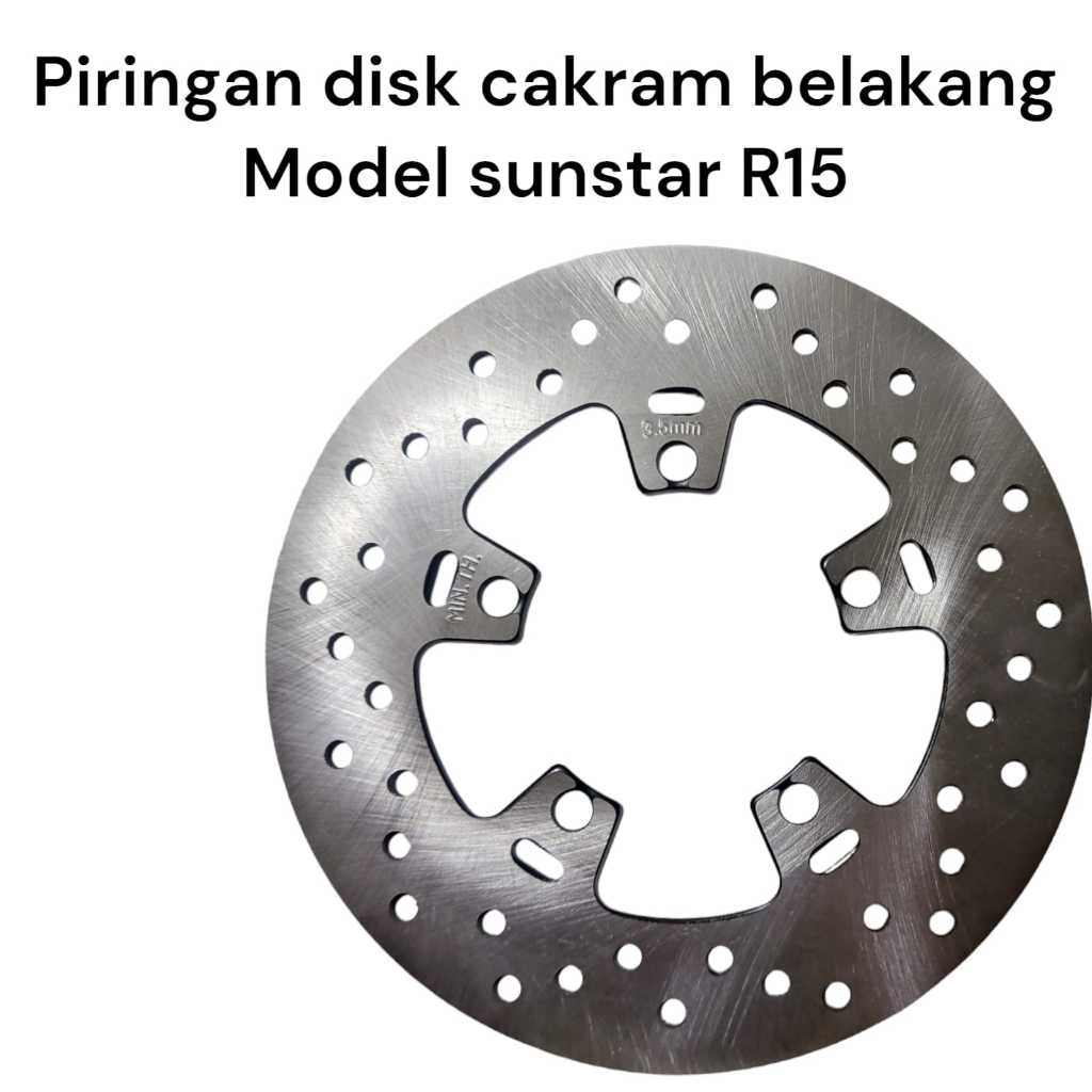 Jual PIRINGAN DISK CAKRAM BELAKANG MOTOR R15 V2 XABRE 150 Model SUNSTAR ...