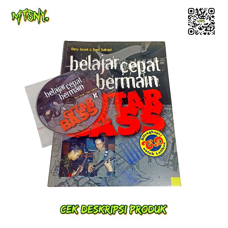 Jual Buku Majalah CD Tutorial Belajar Cepat Bermain Alat Musik Gitar ...